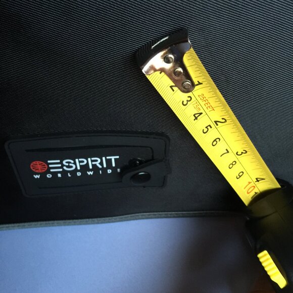 ESPRIT VINTAGE Messenger Crossbody Bag - Black NEW with Tags - Picture 13 of 16